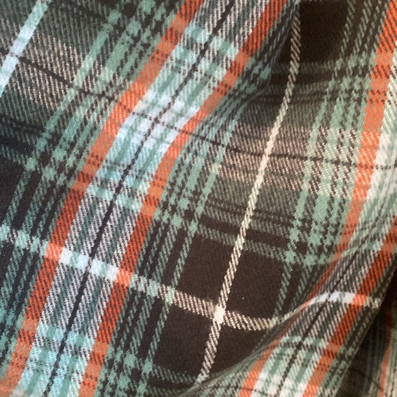 Unisex flannel long scarf collegiate gorpcore LL Bean granola cozy vintage plaid - Picture 2 of 8